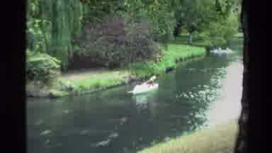 New Zealand (1982): People Rowing In A Canoe In A Lake And Then A Second War War