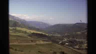 Big Sur California USA (1980): Scenic A Valley On A Slightly Cloudy Day Then