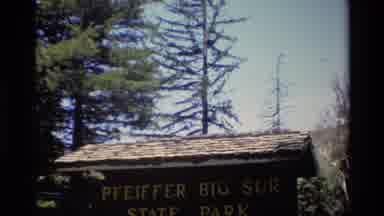 Big Sur California USA (1980): Pfeifer Creek View