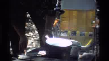 Big Sur California USA (1980): Middle Aged Man Enjoying Cooking Outdoors On A Warm