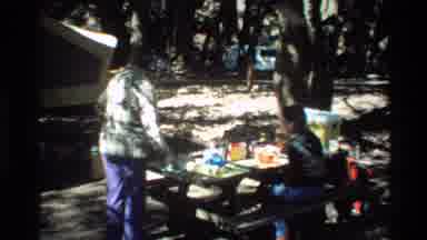 Big Sur California USA (1980): Family Gathering And Food
