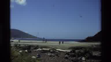 Big Sur California USA (1980): Sunny Walk On The Beach Side