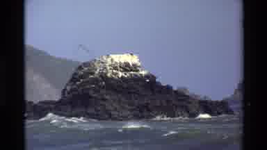 Big Sur California USA (1980): Big Rock In The Middle Of The Sea