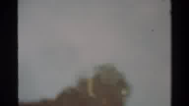 Big Sur California USA (1980): Blurry Video Can't Understand Things Moving Maybe