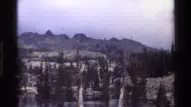 Big Sur California USA (1980): Mountains And Snow And Then Shot Of The Clear Sky