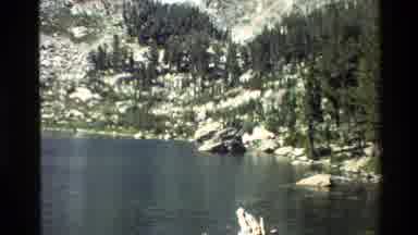 Grand Teton Wyoming USA (1980): Clear Lake And Rocky Mountain Meet At Beautiful