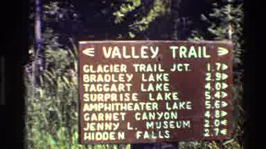 Grand Teton Wyoming USA (1980): Hiking Trail To Travel