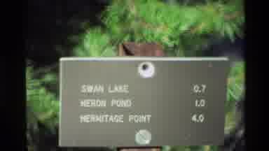 Grand Teton Wyoming USA (1980): Footage Of A Sign Listing Three Things And A Cut