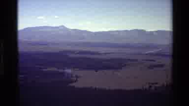 Grand Teton Wyoming USA (1980): Panoramic The Valley From The Top Of A Hill