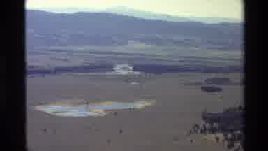 Grand Teton Wyoming USA (1980): Peaceful Vacant Landscape With Sand And Gravel And
