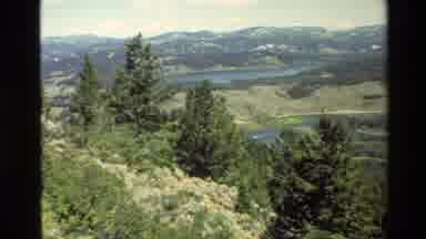 Grand Teton Wyoming USA (1980): Recording Of The Landscape Of A Mountain Aiming At