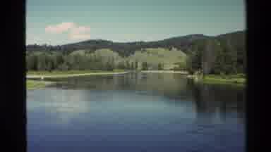 Grand Teton Wyoming USA (1980): Swamp Land Surrounded By Water