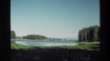 Grand Teton Wyoming USA (1980): Enjoying A Picture Perfect Day By The Lake