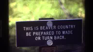 Grand Teton Wyoming USA (1980): Warning To Camper And Recreational Hiker Of