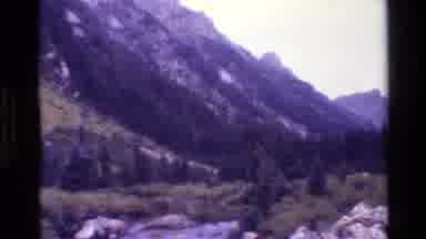 Grand Teton Wyoming USA (1980): Panoramic Scenic Mountains And Their Foothills
