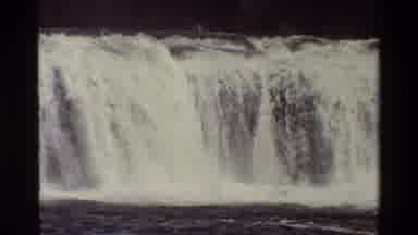 Grand Teton Wyoming USA (1980): The Large Waterfall And Clear Water Show The Magic