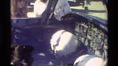 Beale Afb California USA (1981): People Getting Ready For Takeoff In Air Force Jet