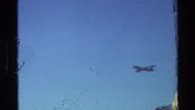 Beale Afb California USA (1981): Aerial Footage Of Airplane Showing Different