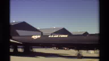 Beale Afb California USA (1981): Different Angles Of A Large Military Plane Long