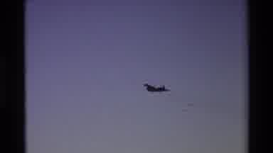 Beale Afb California USA (1981): A Military Plane Flying Very Fast Through The Air