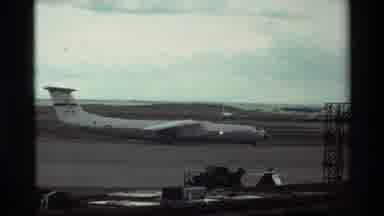 Beale Afb California USA (1981): Airport With A Beautiful Staircase With A Control