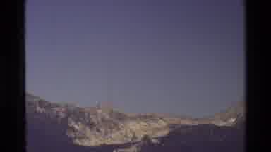 British Columbia USA (1981): Calm Lake With Lot Of Trees And Huge Mountain Range