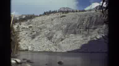 British Columbia USA (1981): View From The Bottom Of A Mountain On A Clear Day