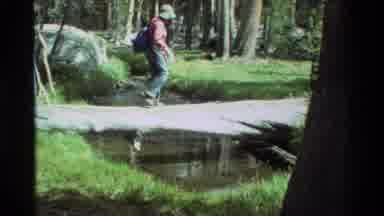 British Columbia USA (1981): Crossing A Stream