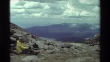 British Columbia USA (1981): Beautiful A Valley And Clouds From A Mountain Top