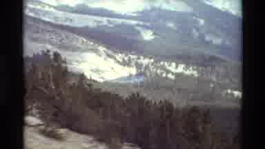 British Columbia USA (1981): Accident Injury People Rocky Mountain Trees Snow Top