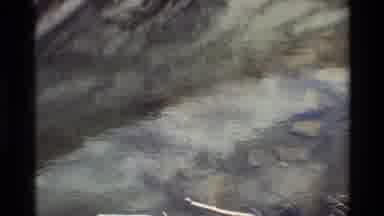 British Columbia USA (1981): Shot Of The Water Panning Up To A Magnificent Rock
