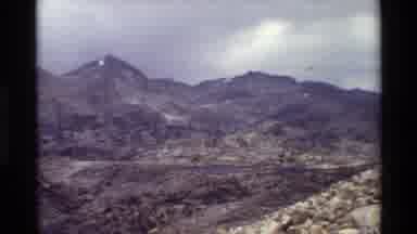 British Columbia USA (1981): People Climbing Around Mountains That Are Covered In