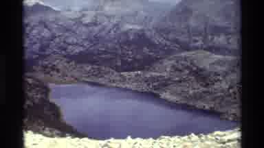 British Columbia USA (1981): View Overlooking The Water And The Mountains