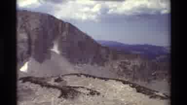 British Columbia USA (1981): A Mountain Panning Out To Other Mountain Tops