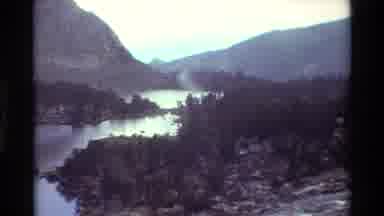 British Columbia USA (1981): Pleasant Nature Surrounded With Beautiful Mountain