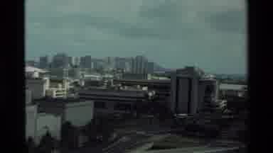 Hawaii USA (1981): Golden Warrior Statue In A City City Has Tall Building In It