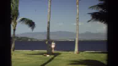 Hawaii USA (1981): The Women Walking Outside And Have Fun With Person