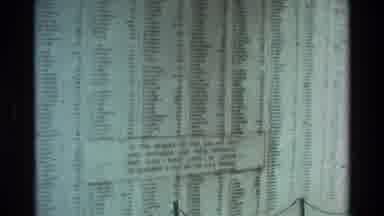 Hawaii USA (1981): Historical Artifact With Names And Dates At A Museum Water Ship