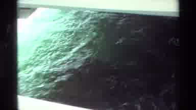 Hawaii USA (1981): Small Boat On A River With Very Angry Water Trying Not To Sink