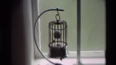 New Zealand (1981): Bird Cage Tiny Window Many Vintage Clocks Encased In Glass Man