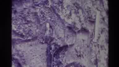 New Zealand (1981): Hard Black And White Rock With Some Artistic Formations