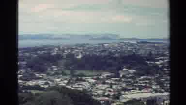 New Zealand (1981): Outdoor Landscape Of Scenic Ocean Coastline With Tall Mountain