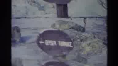 New Zealand-1981: Geyser Terrace Sign And River Scenery