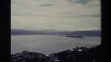 New Zealand (1981): Plane Flying Over Blue Wide Ocean