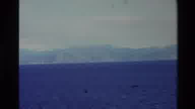 New Zealand (1981): Old Man Travelling In A Boat In Sea Seeing Mountains