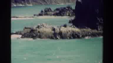 New Zealand (1981): Beach With Rocks Around In Bright Day