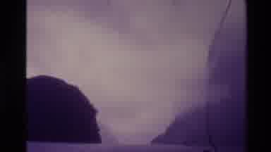New Zealand (1981): When The Fog Breaks You Can See Waterfall In The Distance