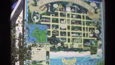 Carmel California USA (1982): A Map To An Old Looking City Or Theme Park