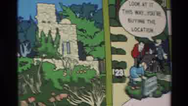 Carmel California USA (1982): Footage Of An Animal Comic From A Drawn Magazine
