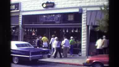 Carmel California USA (1982): People Are Enjoying Shopping In This Town The